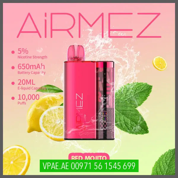 Airmez 10000 Disposable Vape 50Mg Red Mojito / 1 Device Disposable