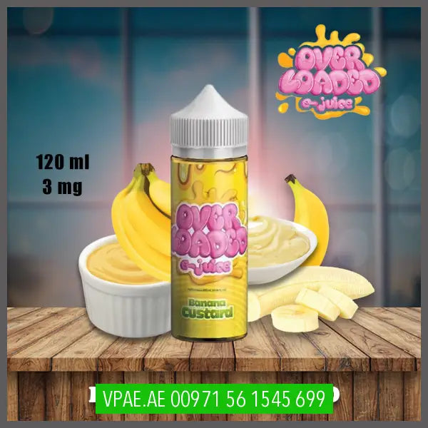 Banana Custard - Over Loaded 120ML OV Store Arab Emirates  Overloaded