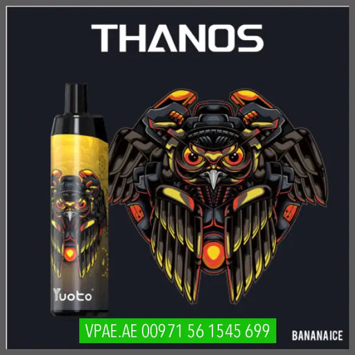 Banana Ice Yuoto Thanos 5000puffs Rechargeable  5% OV Store Arab Emirates  yuoto