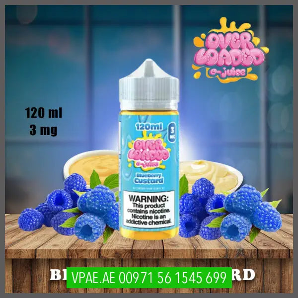 Blueberry  Custard - Over Loaded 120ML OV Store Arab Emirates  Overloaded