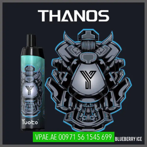 Blueberry Ice Yuoto Thanos 5000puffs Rechargeable  5% OV Store Arab Emirates  yuoto