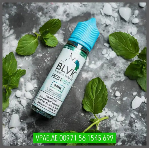 BLVK FRZNMINT E-LIQUID - 60ML OV Store Arab Emirates  BLVK