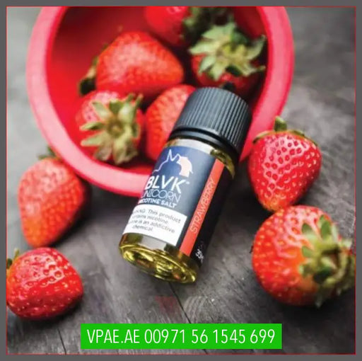 BLVK STRAWBERRY NICOTINE SALT E-LIQUID OV Store Arab Emirates  BLVK