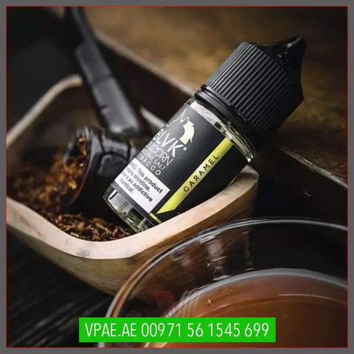 BLVK TOBACCO CARAMEL NICOTINE SALT E-LIQUID 30ML OV Store Arab Emirates  BLVK