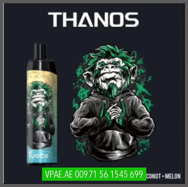 Coconut Melon Yuoto Thanos 5000puffs Rechargeable 5% OV Store Arab Emirates  yuoto