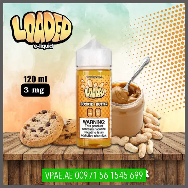 Cookie Butter By Loaded E - Liquid 120Ml