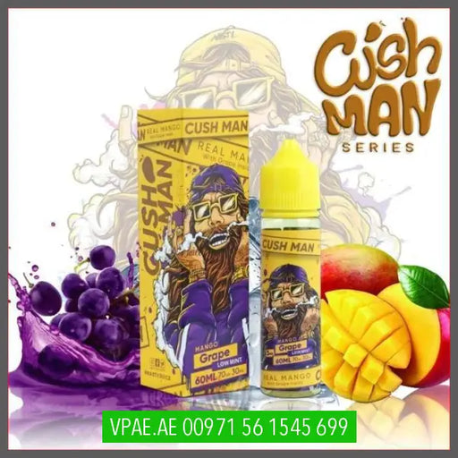 Cush Man Series – Mango Grape 60ML OV Store Arab Emirates  Nasty