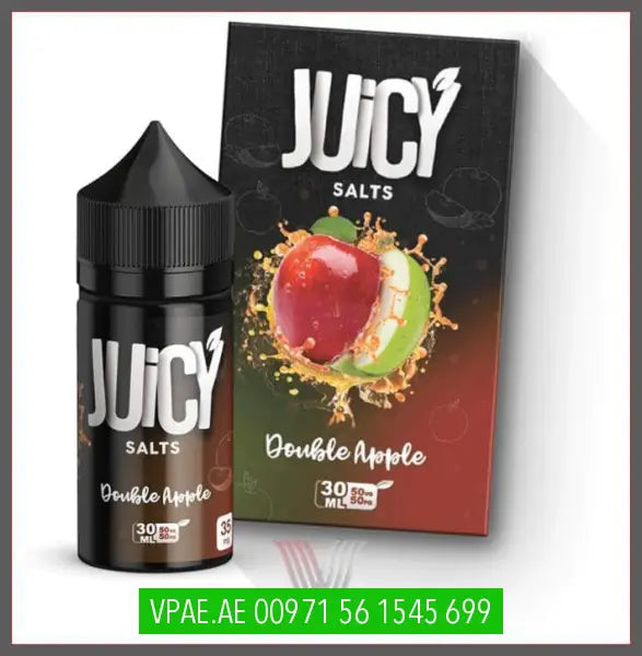 double apple shisha by Juicy Salts Nic Salt 30ML OV Store Arab Emirates  Juicy Salts