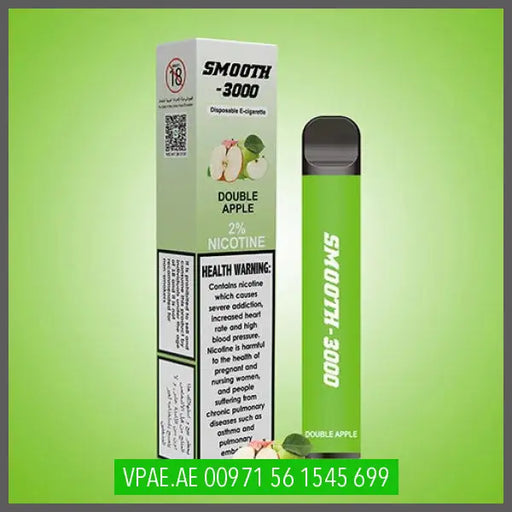 Double Apple Smooth Disposable 3000puffs 20MG OV Store Arab Emirates  SMOOTH