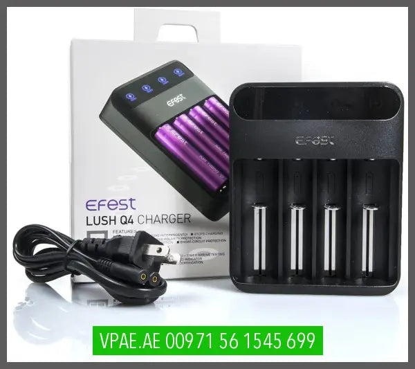 EFEST LUSH Q4 BATTERY CHARGER OV Store Arab Emirates  efest