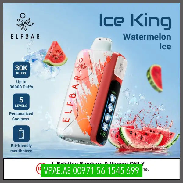 Elf Bar Ice King Disposable Vape 30k Puffs 20MG UAE VAPE STORE (vpae.ae) ELF BAR