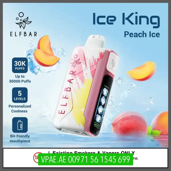 Elf Bar Ice King Disposable Vape 30k Puffs 20MG UAE VAPE STORE (vpae.ae) ELF BAR