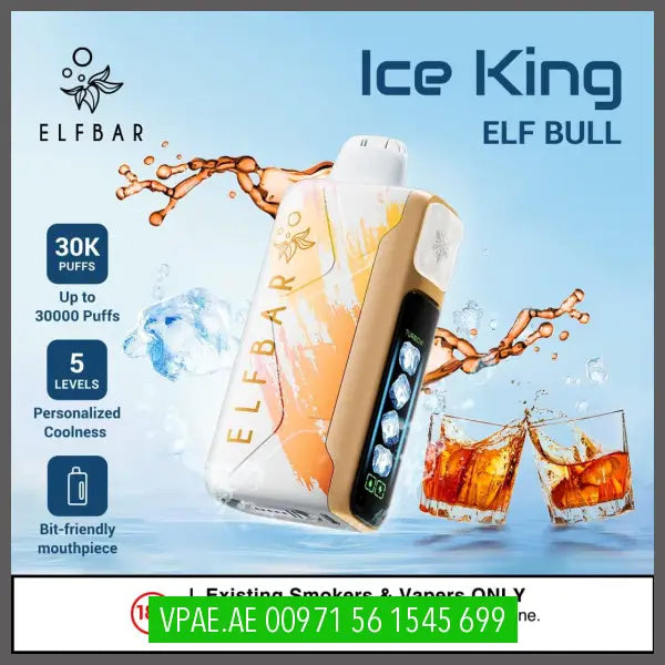 Elf Bar Ice King Disposable Vape 30k Puffs 20MG UAE VAPE STORE (vpae.ae) ELF BAR