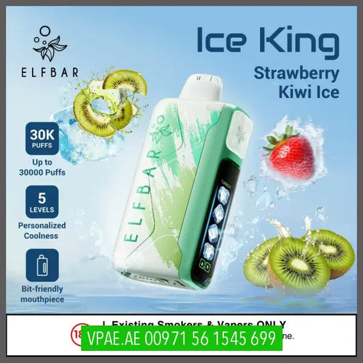 Elf Bar Ice King Disposable Vape 30k Puffs 20MG UAE VAPE STORE (vpae.ae) ELF BAR