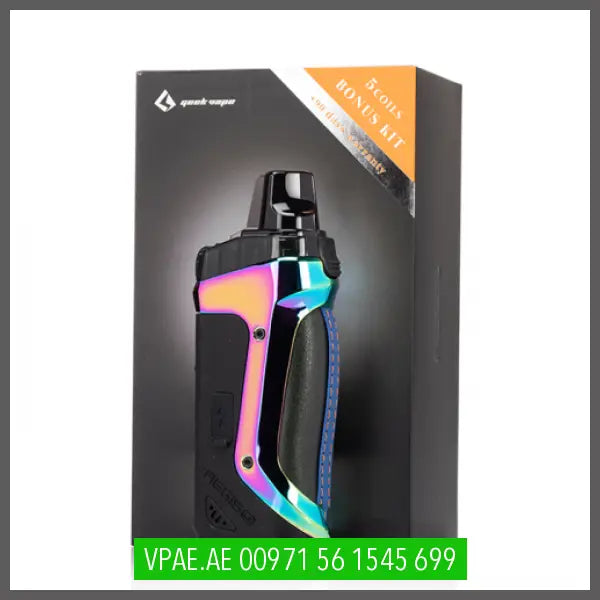 GEEK VAPE AEGIS BOOST LUXURY 40W POD MOD KIT + 5 COILS OV Store Arab Emirates  GeekVape