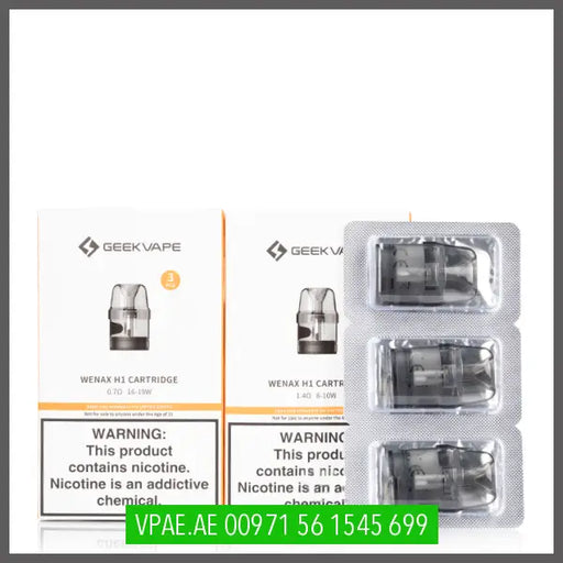 GEEK VAPE WENAX H1 REPLACEMENT PODS OV Store Arab Emirates  GeekVape