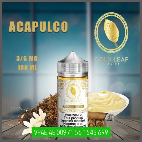 GOLD LEAF SERIES E-JUICE 100ML OV Store Arab Emirates  GOLD LEAF