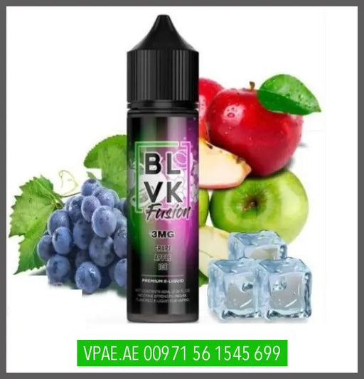 GRAPE APPLE ICE BY BLVK FUSION 60ML OV Store Arab Emirates  BLVK