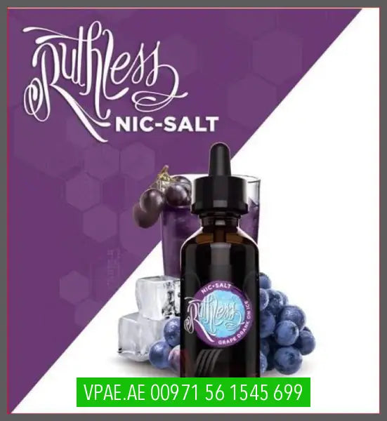 GRAPE DRANK ON ICE NICOTINE SALT OV Store Arab Emirates  Ruthless