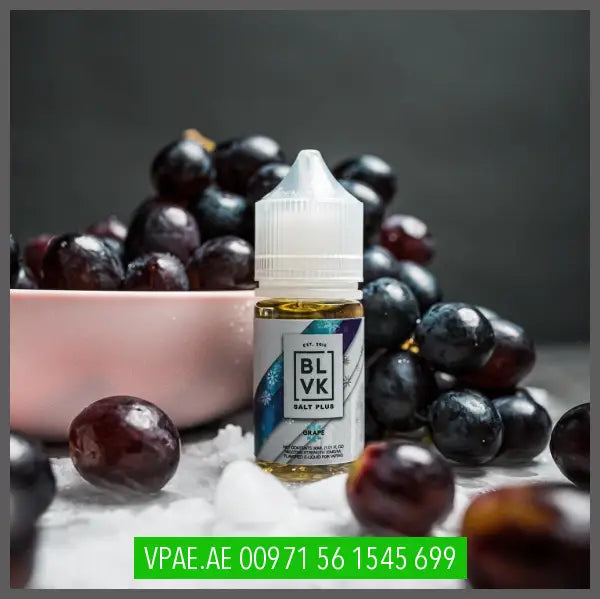 GRAPE ICE SALT PLUS E-LIQUID 30ML OV Store Arab Emirates  BLVK