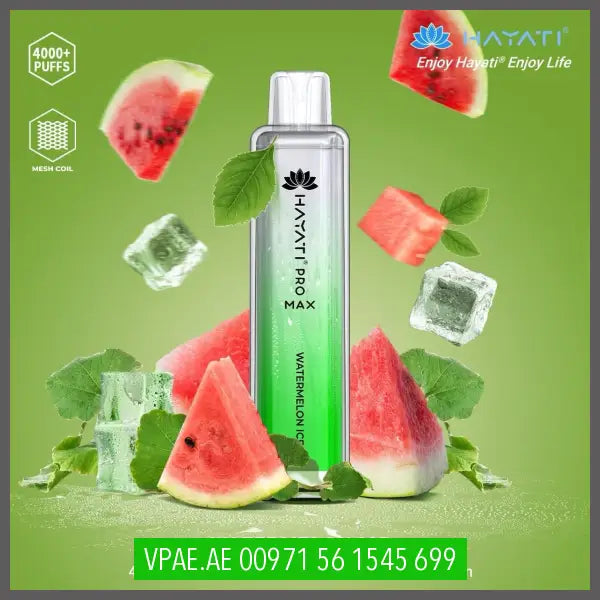 Hayati Pro Max 4000 Disposable Vape 20Mg Watermelon Ice / 1 Device Disposable