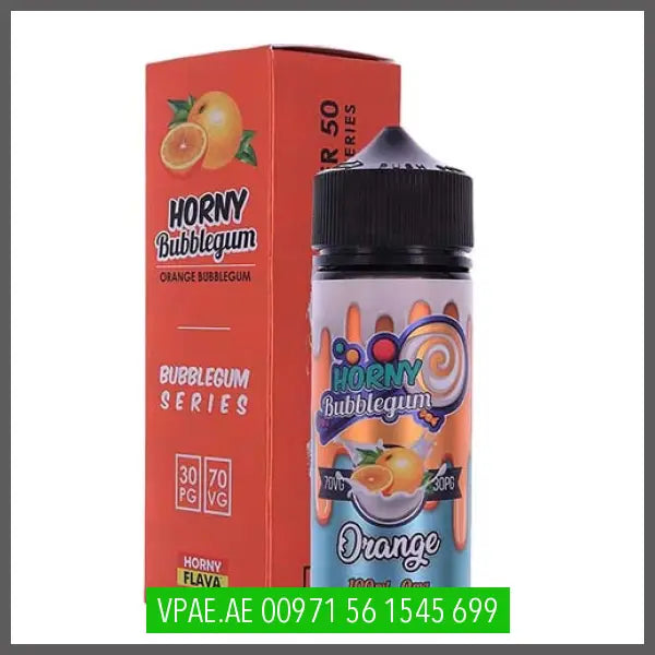 Horny Bubblegum Orange 100ML OV Store Arab Emirates  Horny