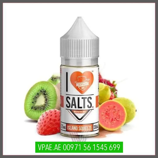 I LOVE SALTS ISLAND SQUEEZE Nic Salt 30ML OV Store Arab Emirates  I Love Salts