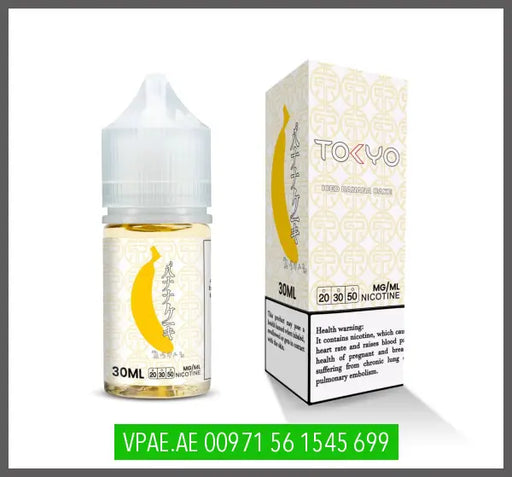 ICE BANANA CAKE SALT BY TOKYO EJUICE 30ML OV Store Arab Emirates  Tokyo