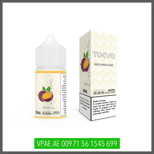 ICE PASSION FRUIT SALT BY TOKYO EJUICE 30ML OV Store Arab Emirates  Tokyo