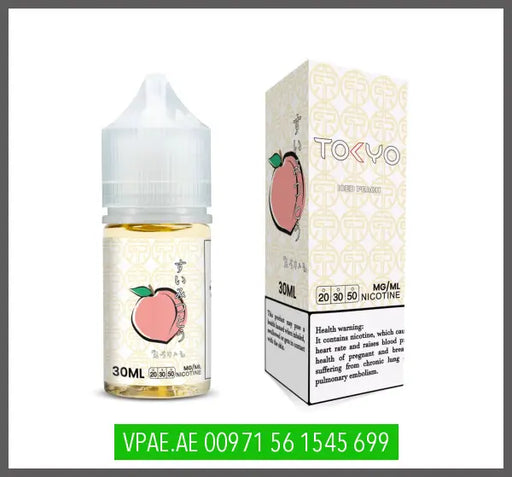 ICE PEACH CAKE SALT BY TOKYO EJUICE 30ML OV Store Arab Emirates  Tokyo