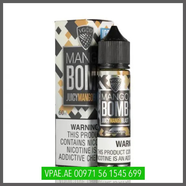 ICED MANGO BOMB - VGOD E-LIQUID - 60ML OV Store Arab Emirates  VGOD