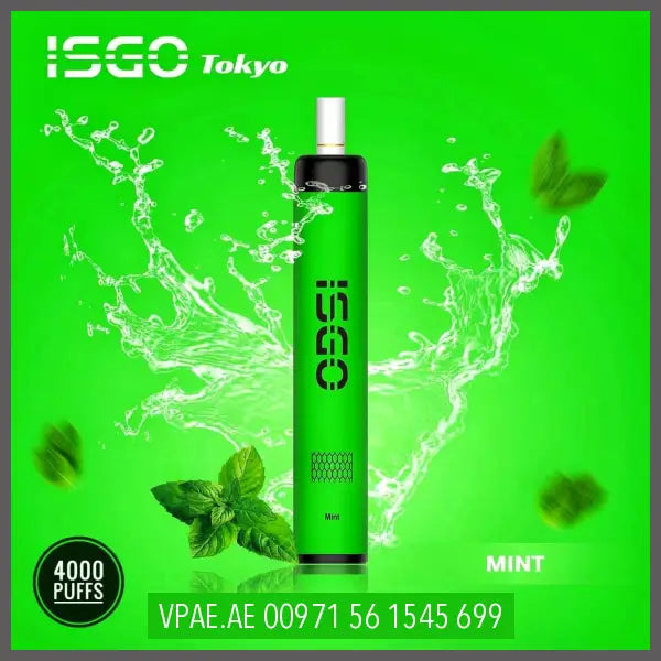 ISGO TOKYO 4000 PUFFS DISPOSABLE OV Store Arab Emirates  I S G O