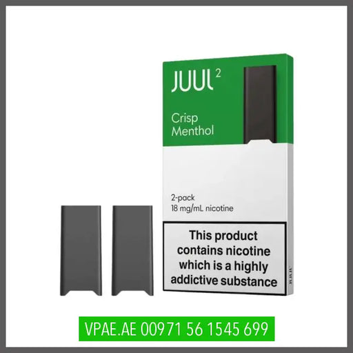 JUUL 2 PODS UK Crisp Menthol OV Store Arab Emirates  JUUL