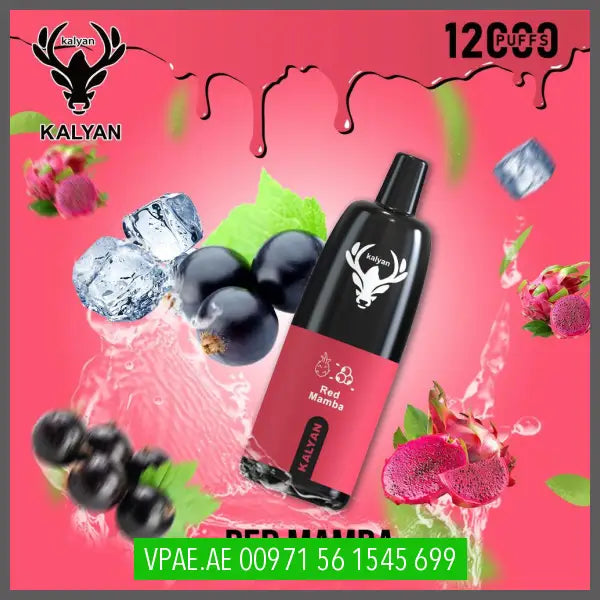 KALYAN Disposable Vape 12000 Puffs UAE VAPE STORE (vpae.ae) KALYAN