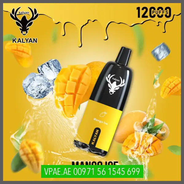 KALYAN Disposable Vape 12000 Puffs UAE VAPE STORE (vpae.ae) KALYAN