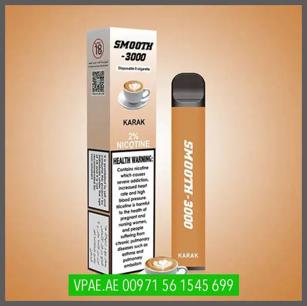 Karak Smooth Disposable 3000puffs 20MG OV Store Arab Emirates  SMOOTH