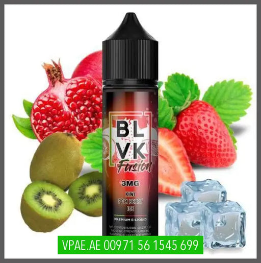 KIWI POM BERRY ICE - BLVK FUSION 60ML OV Store Arab Emirates  BLVK