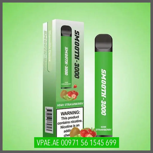 Kiwi Strawberry Smooth Disposable 3000puffs 20MG OV Store Arab Emirates  SMOOTH