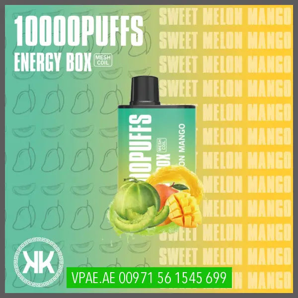 KK Energy Box 10000 Puffs Disposable 5% OV Store Arab Emirates  KK