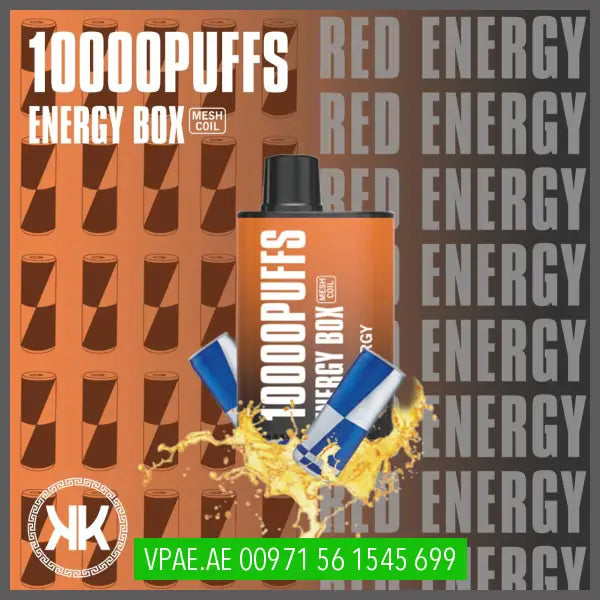 KK Energy Box 10000 Puffs Disposable 5% OV Store Arab Emirates  KK