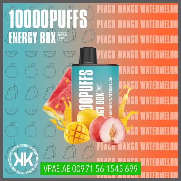 KK Energy Box 10000 Puffs Disposable 5% OV Store Arab Emirates  KK