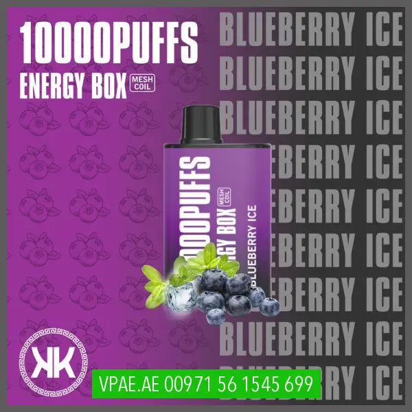 KK Energy Box 10000 Puffs Disposable 5% OV Store Arab Emirates  KK