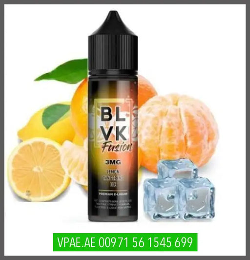 LEMON TANGERINE ICE BY BLVK FUSION 60ML OV Store Arab Emirates  BLVK