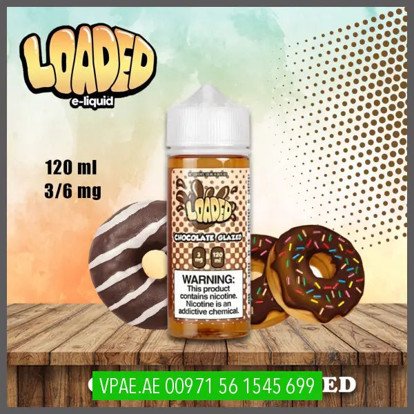 Loaded - Chocolate Glazed Donut 120Ml Eliquid