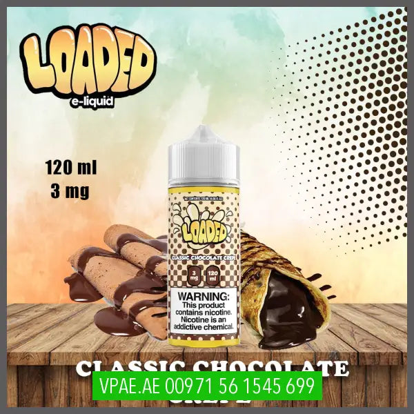 LOADED - CLASSIC CHOCOLATE CREPE 120ML OV Store Arab Emirates  Loaded