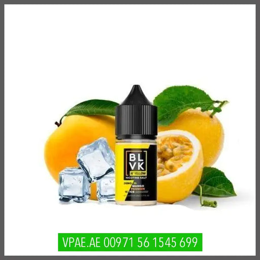 MANGO PASSION ICE N’YELLOW SALT BLVK 30ML OV Store Arab Emirates  BLVK