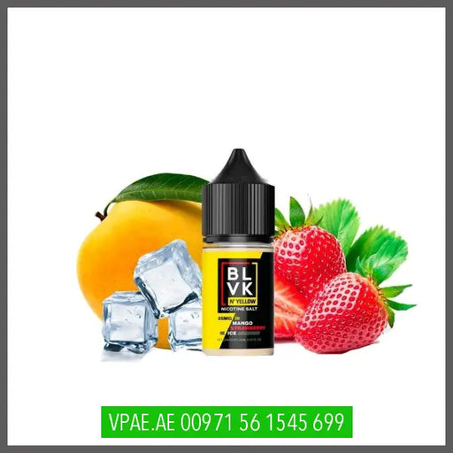 MANGO STRAWBERRY ICE N’YELLOW SALT BLVK 30ML OV Store Arab Emirates  BLVK