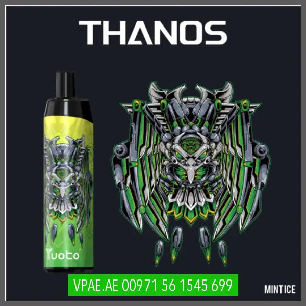 Mint Ice Yuoto Thanos 5000puffs Rechargeable  5% OV Store Arab Emirates  yuoto