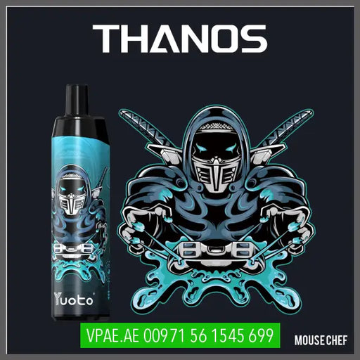 Mouse chef Yuoto Thanos 5000puffs Rechargeable 5% OV Store Arab Emirates  yuoto