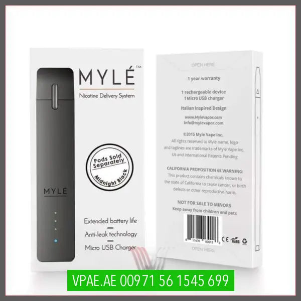 MYLE Device Kit -Micro USB Charger OV Store Arab Emirates  MYLÈ VAPOR